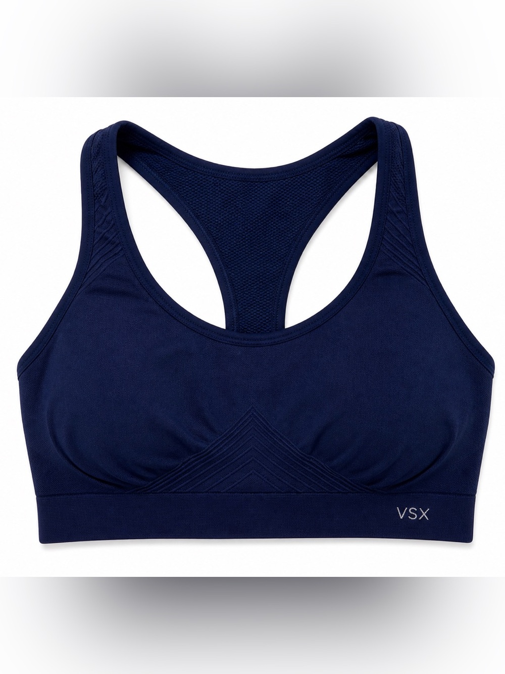 VSX Dark Navy Seamless Racerback Sports Bra